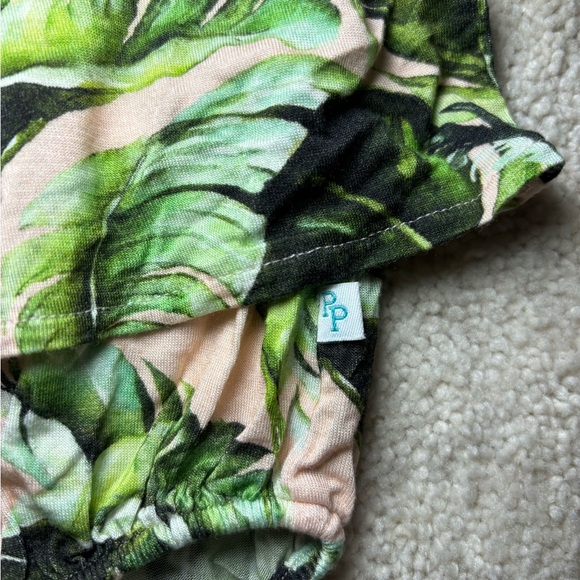 Posh Peanut Tiffany tiered ruffle Bubble Romper in size 3-6m - Picture 2 of 7